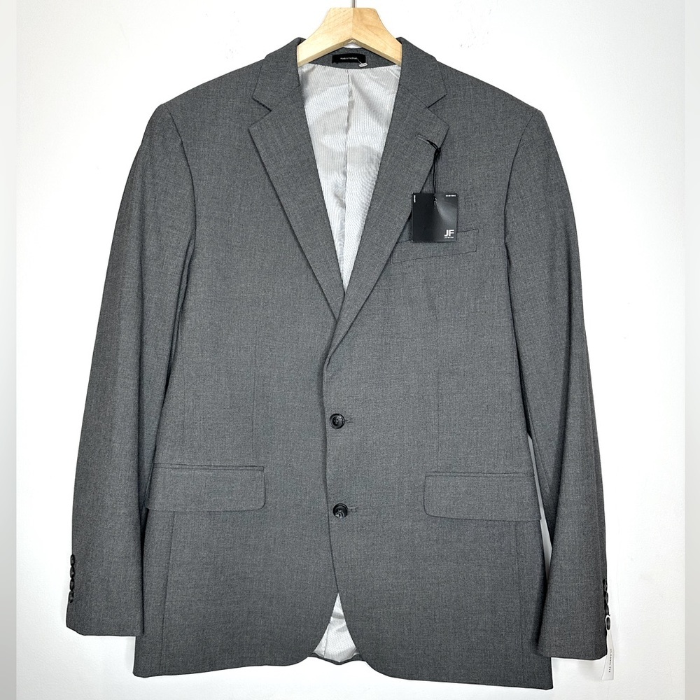 J.Ferrar men's Charcoal Classic Fit Blazer Jacket